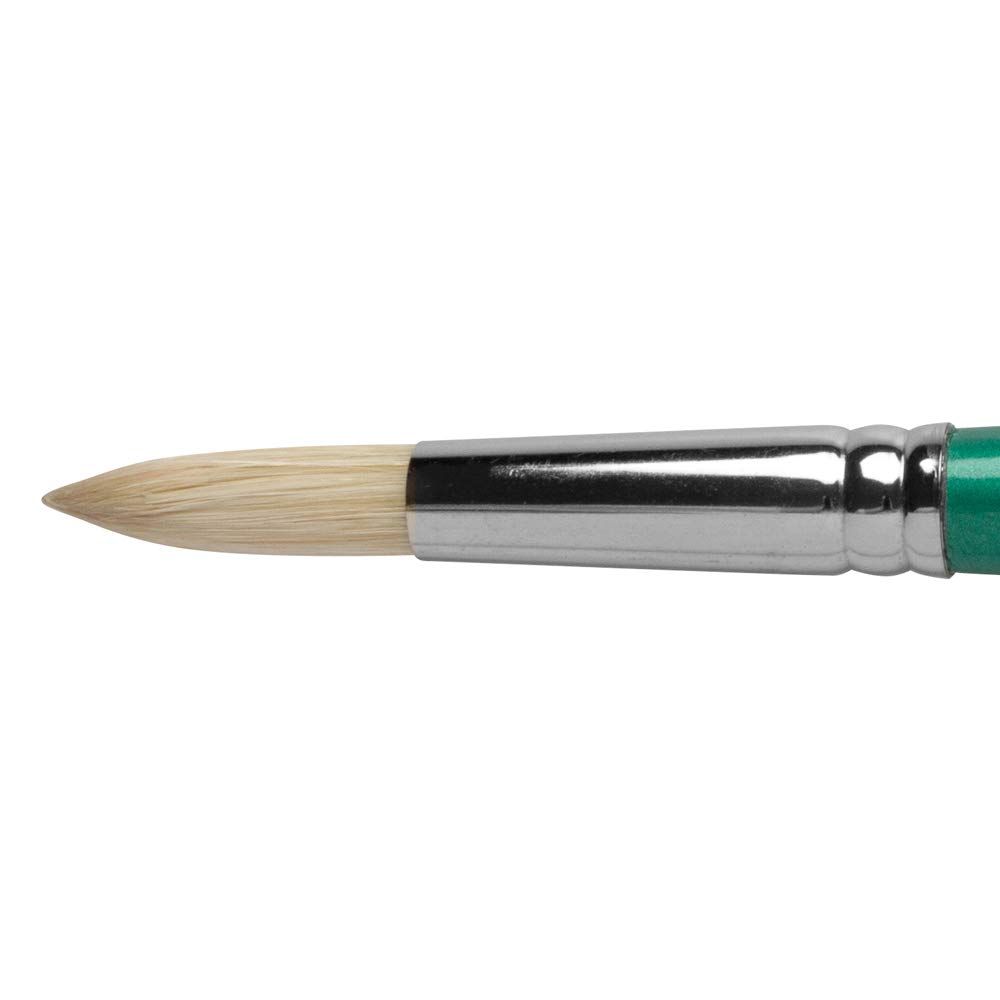 Pro Arte Paint Brush Series A Short Long Flat Hog Artists Brushes Filbert Round - Shape : Round - Brush Size : 12