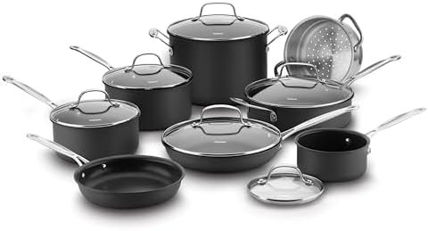 Cuisinart Chef's Classic Nonstick Hard Anodized 14 Piece Set, 66C-14 - Thumbnail 5