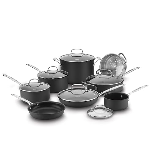 Cuisinart Chefs Classic Nonstick Hard Anodized 14 Piece Set 66C-14