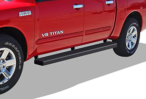 Estribos Tuxtreme Running Boards 5 pulg Negro Mate Nissan Titan