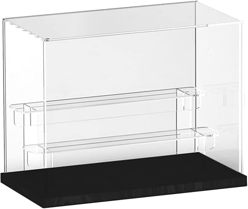 Miniatura 7 de Choowin Vitrina de acrílico transparente de 5 niveles con puerta, vitrina de encimera para mini figuras de acción coleccionables, organizador de