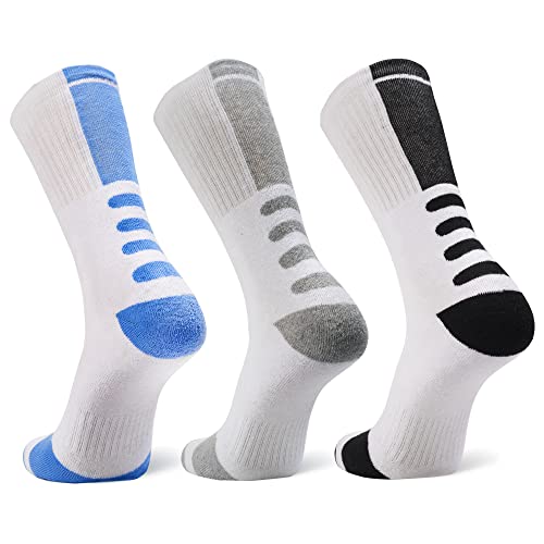 ANCHOR Sports Socks for Men, Full Terry/Towel Cushioning Regular ...