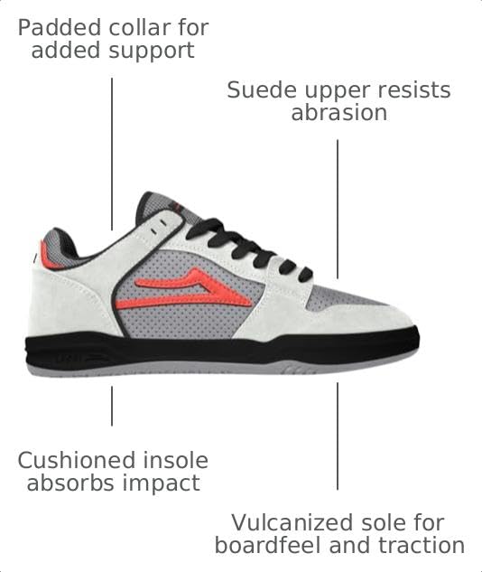 Lakai Telford Low Skate Shoes