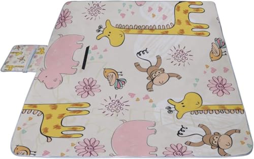 レジャーシート 太いカバ ピクニック 折りたたみ 撥水 アウトドア クッション マット コンパクト 花見 運動会 キャンプ 遠足 花火大会 ヨガ 座布団 厚手 大判 145x150cm 持ち運び便利