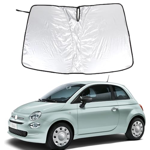 Pare-soleil Fiat 500 pliable : finis le volant brûlant et la chaleur