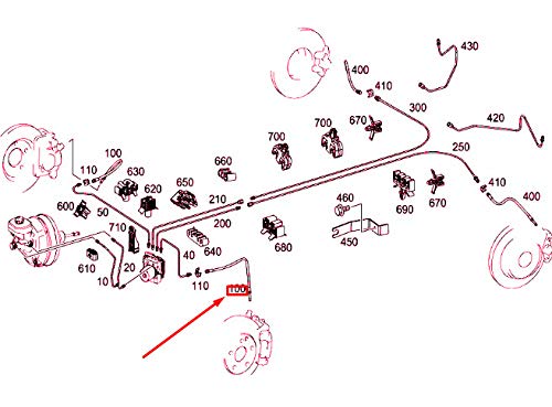 MB SPRINTER 906 Brake Hose A9074282600 NEW GENUINE : Amazon.co.uk  