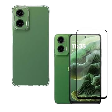 Capa Capinha Anti Impacto + Película de Vidro Temperado 3D Compatível Com Moto G55 5G Tela de 6.5 Polegadas - (Hard Glass Store)