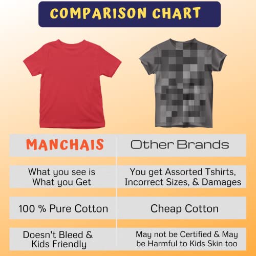 Image of Boys Tshirt Tshirts for Kids Boys Kids t Shirts fr Boys Organic Cotton Short Sleeves Round Neck Regular Fit T-Shirt for Baby Boy Solid Plain T-Shirts Boy