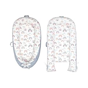 Ycezw Babyschlaf Nestchen mit U-förmiger Stoßstange