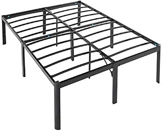 Amazon Basics Heavy Duty Non-Slip Bed Frame with Steel Slats, Easy Assembly - 18 inches, Full
