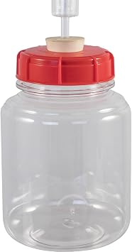 Fermonster 7 Gallon Wide Mouth Plastic Fermenter with Spigot, Stopper, Air Lock