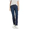 Amazon-Essentials-Womens-Slim-Straight-fit-Jean Amazon Essentials Women's Slim Straight Jean, Dark Wash, 10 Long