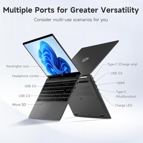 Image of NIMO 15.6'' IPS FHD Laptop, 32GB RAM 1TB SSD Intel i3-1215U (Beat R5-7520U, 6 Cores Up to 4.4GHz) Student Computer with 65W Fast PD, 2 Years Warranty, Fingerprint, Backlit Keyboard, Wi-Fi 6, for Home