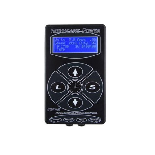 Vakind Digital Dual Pro Black HP2 Hurricane Tattoo Power Supply Unit Fountain Source