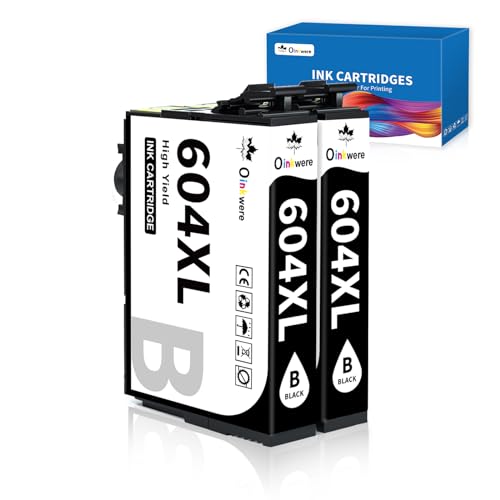 OINKWERE 604XL Nero Compatibil per Epson 604XL