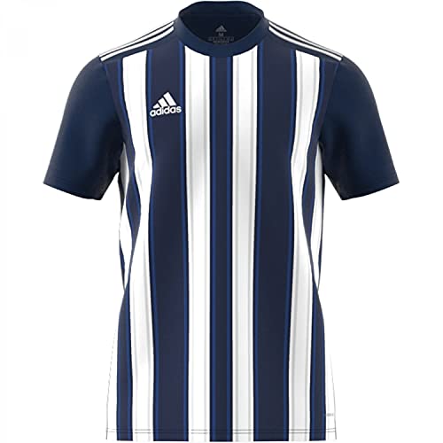 adidas Striped 21 JSY T-Shirt, Mens, Team Navy Blue/White, M
