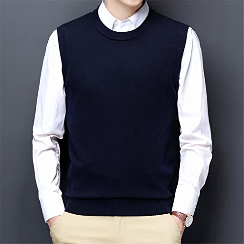 Pull coréen sans manches noir pour homme en taille M - 3