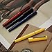 HONG DIAN C1 Fountain Pen Fine Nib, Glossy Black & Classic Retro Design Metal Pen with Ink Converter