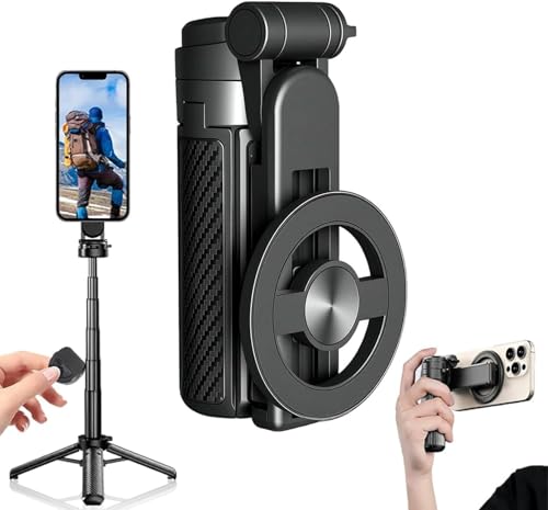 Palo selfie magnético 4 en 1 con mando inalámbrico para Android