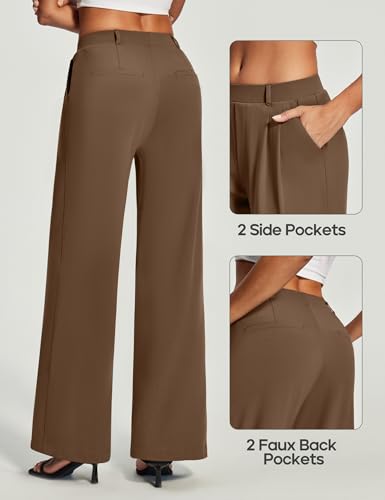 Image of Heathyoga Yoga Pants with Pockets Extra Soft Leggings with Pockets for Women Non See-Through High Waist Workout Leggings