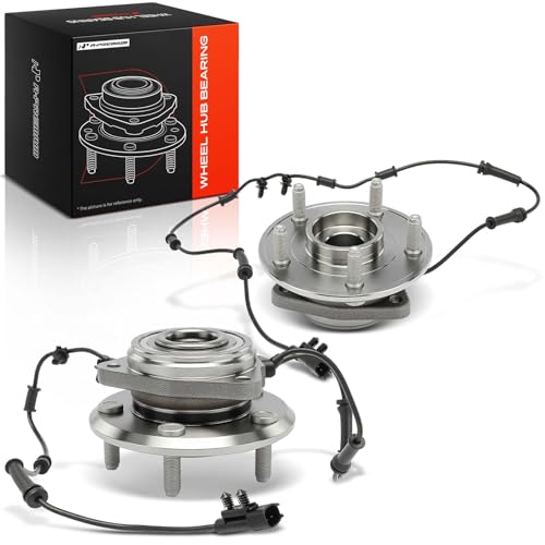 Image of A-Premium 2 x Front Wheel Bearing and Hub Assembly with ABS & 5-Lug