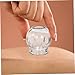 FOMIYES 5pcs Glass Cupping Therapy Suction Cups for Massage and Cupping Treatment Home Use Glass and Relaxation