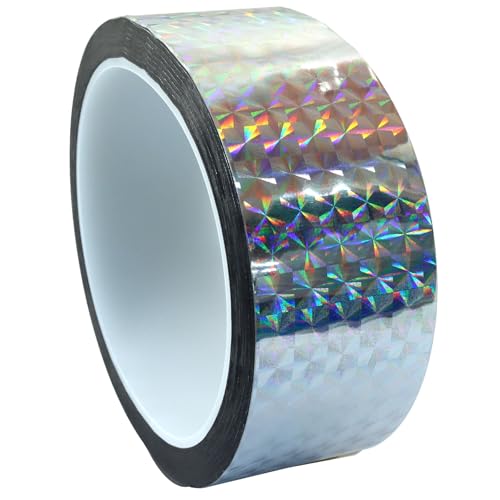 Cinta reflectante holográfica autoadhesiva Jiozermi para ahuyentar pájaros
