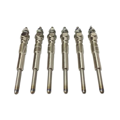 6PCS 12V 1HZ Glow Plugs Fit For Toyota Landcruiser HDJ80 HDJ81 1HD-T HZJ80 HZJ75 HZJ81 105 4.2L 19850-64031 Professional Car Parts