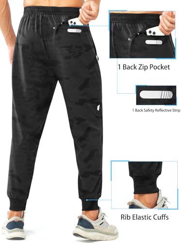 Image of NORTHYARD Men's Athletic Running Pants Lightweight Workout Joggers Quick Dry Gym Sweatpants Active Sports Track Training