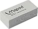 Produktbild MAPED Mini Technic 300 Radiergummi aus Kunststoff, Weiß, 36 Stück