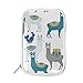 Étuis à crayons de grande capacité/sac à crayons/pochette à stylos avec plusieurs compartiments pour garçons et filles motif animal lama alpaga