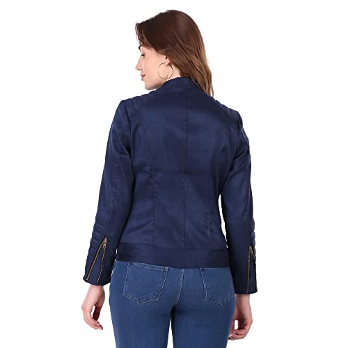 Image of Leather Retail Women's Suede Faux Leather Jacket