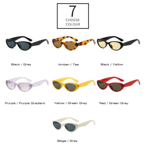 Lunettes de soleil œil de chat protection UV400 à rivets tendance - 3