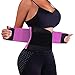 VENUZOR Waist Trainer Belt for Women - Waist Cincher Trimmer - Slimming Body Shaper Belt - Sport Girdle Belt (UP Graded) (Purple, X-Large)