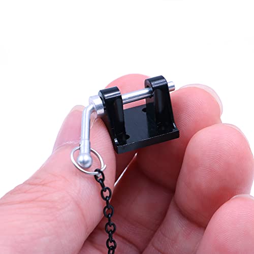 CENPEK 1/10 Kupplung Schleppschäkel Anhängerhaken Set Metall Kletterseil Kette Ersatzteile RC Crawler Modell Zubehör Rettungssimulation