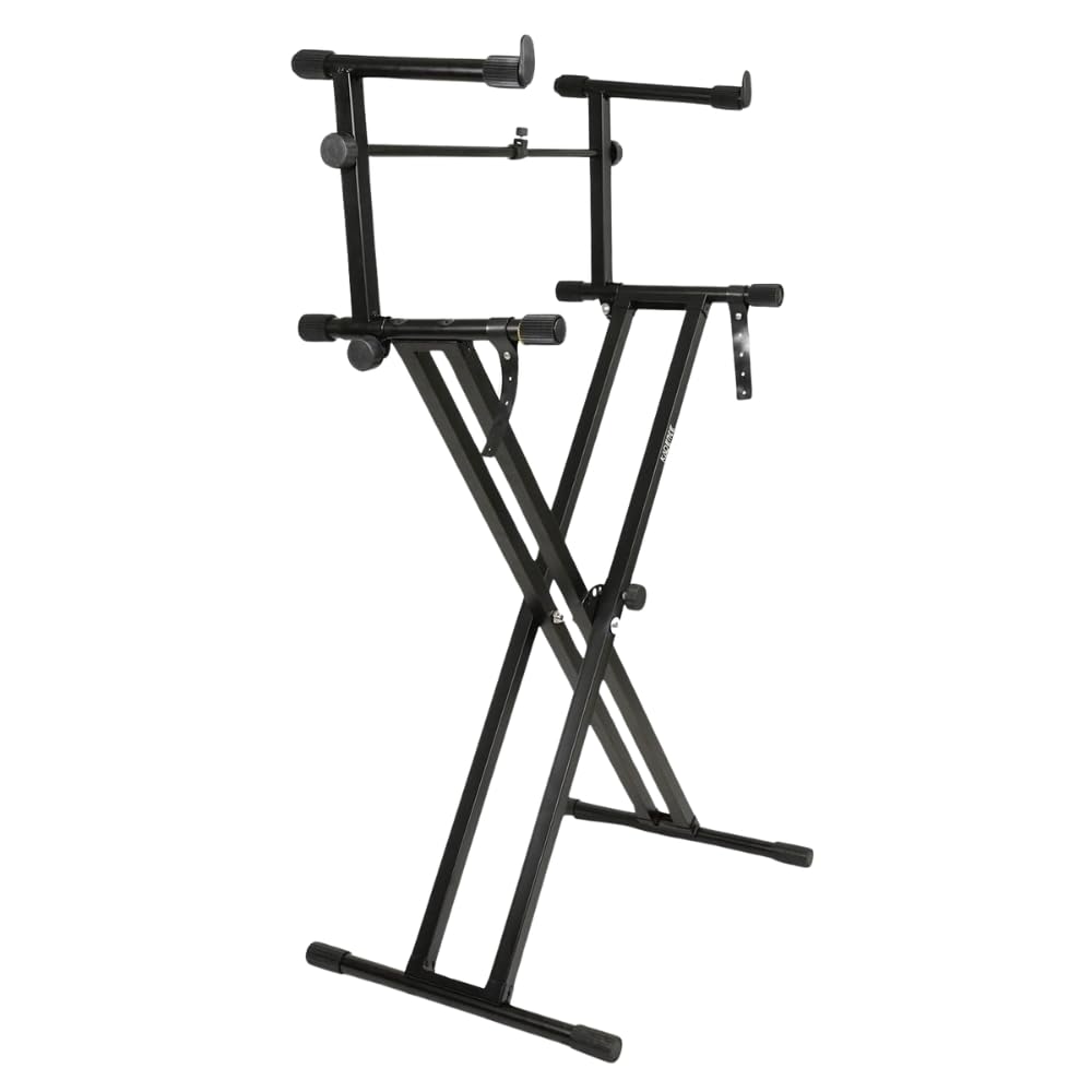 Kadence Heavy-Duty, Double-X, Adjustable Piano Keyboard Stand with Locking Straps (KSTD-DX2 Dual Braced)-picture-25