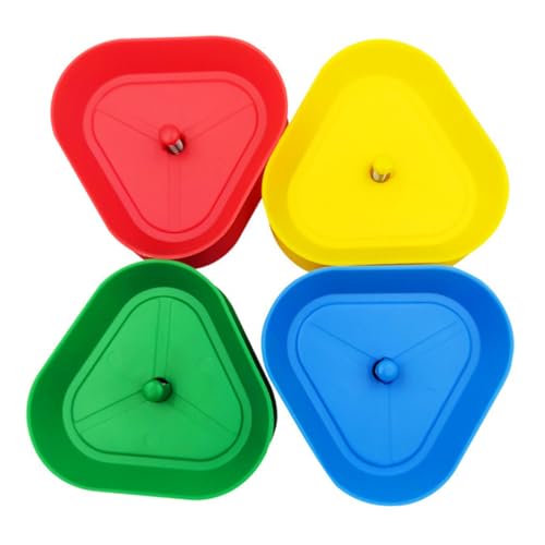 KICHOUSE Playing Card Holder Tray Rack 4pcs Poker Card Holder for Small Hands Spring-Action Support