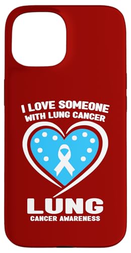 �x����V���c I Love Someone with Lung Cancer Awareness �X�}�z�P�[�X iPhone 15 �p