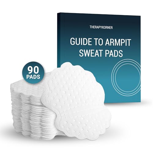 Therapykorner Armpit Sweat Pads (Pack Of 90)+Book, Ultra-Absorbent Underarm Sweat Pads Women & Men thumb #6