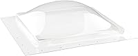 Vista 1 de RecPro Cúpula exterior para tragaluz RV Claraboya exterior universal de 14 x 14 pulgadas (transparente)