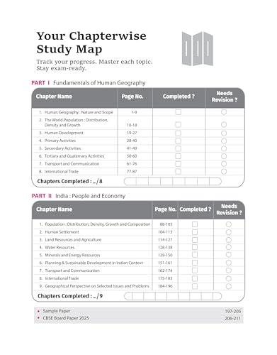 Image of Arihant CBSE Chapterwise Question Bank 2025-2016 for Class 12 Geography | Syllabus | Includes Solved Papers, Sample Papers, and CBSE Marking Scheme