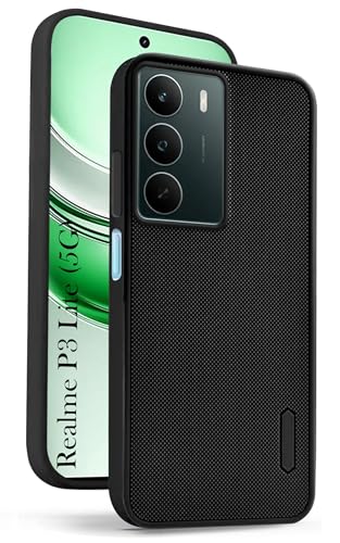 Image of Jkobi Rubberised Back Cover Case for Realme P3 Lite (Textured Grip Design | Micro-Fiber Cloth Inside | Slim and Light Weight | Soft Touch and Feel)