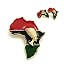 African Map/Queen Nefertiti