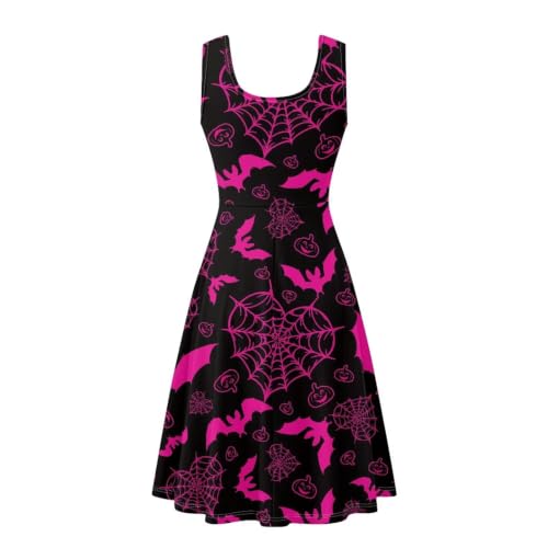 Image of Renewold Women's Sleeveless Tank Dress with Pockets, Casual Scoop Neck A-Line Sundress for Summer, Travel and Vacation