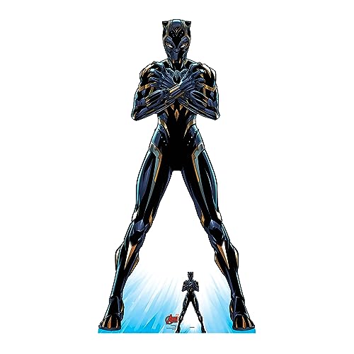Star Cutouts SC4445 Black Panther Shuri Cardboard Cutout With Mini - Perfect for fans, collectors, and cosplay enthusiasts