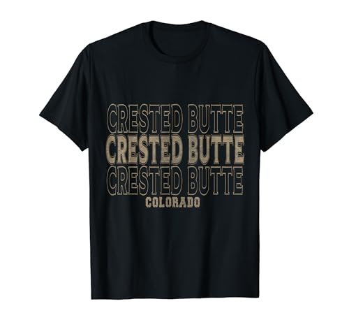 Crested Butte Colorado vintage Camiseta