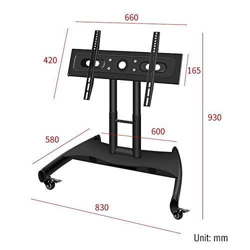 Soporte móvil para TV con ruedas hasta 86 pulg. miniatura 2