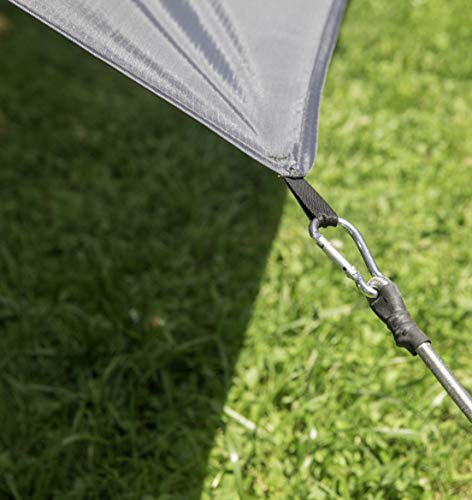 Windhager Multifunctional Ripstop Premium Tarpaulin All-Purpose Tarpaulin Tent Tarpaulin 4 x 3 m 120 g/m² Grey - Image 4