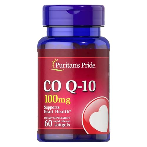 Puritan's Pride Q-SORB Co Q-10 100 mg-60 Rapid Release Softgels