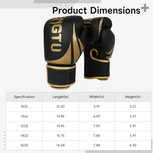 Guantes de boxeo de espuma acolchada para evitar lesiones en manos grandes 4